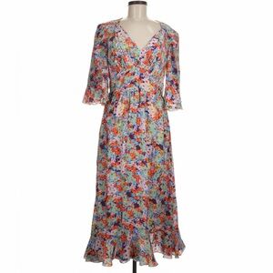 Stine Goya Evelyn Silk Midi Dress Red Daffodils M
Wedding Guest Garden Party